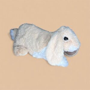 Folkmanis Floppy Bunny Rabbit Big Apricot Tan Soft Plush Stuffed Puppet
